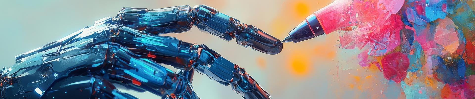 Detailed image of digital hands