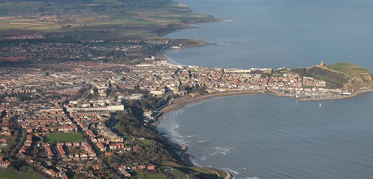aerial view of Scarborough