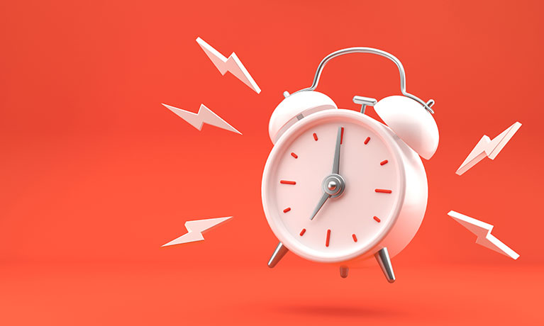 An alarm clock