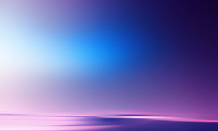 a blue and purple horizon