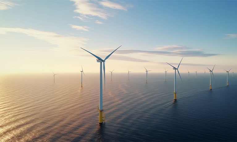 wind turbines